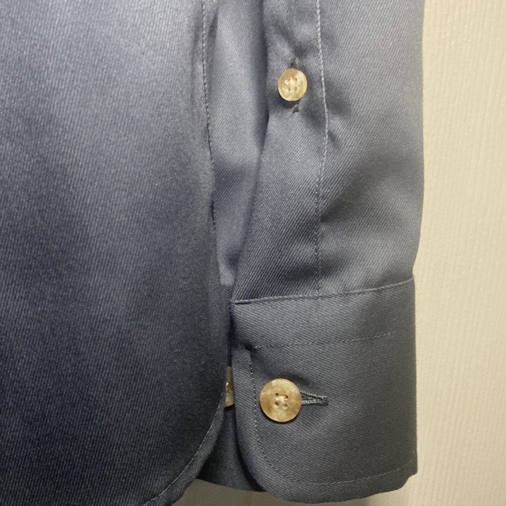 🆕Lot of 2 The Outfitters by Lands End Button Down Dress Shirts-100%Supima cotton - Picture 6 of 16